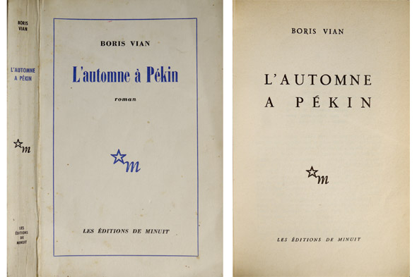 L'automne à Pékin. Roman.