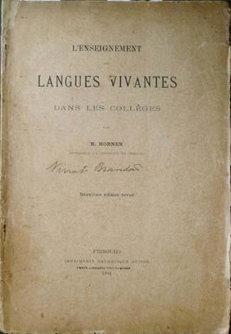 L'Enseignement des Langues Vivantes dans les Collèges.