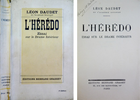 L'Hérédo. Essai sur le drame intérieur.
