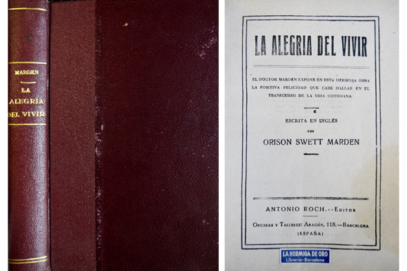 La alegría de vivir. Traducción y prólogo de Federico Climent …