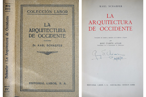 La Arquitectura de Occidente. Traducido del alemán y anotado en …