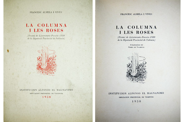 La columna i les roses. Poemes.