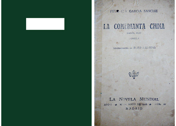 La Comedianta China. (Cantón 1830). Novela.