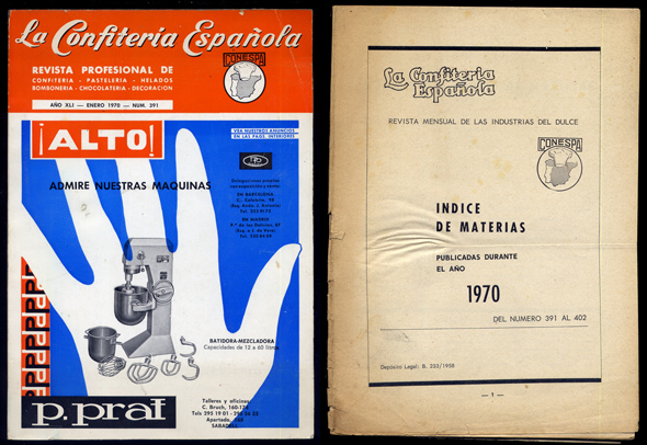 La Confitería Española. Revista mensual de las Industrias del Dulce. …