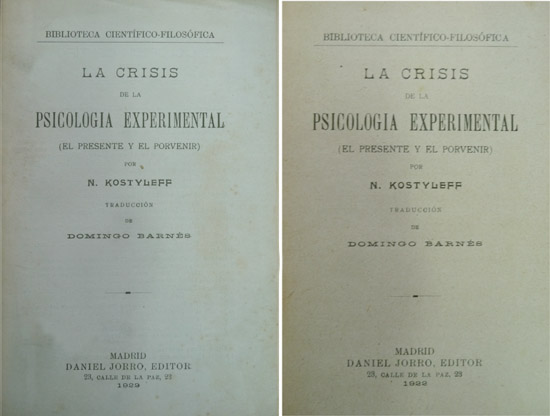 La crisis de la Psicología Experimental. El presente y el …