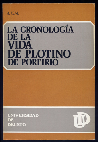 La cronología de la 'Vida de Plotino', de Porfirio.