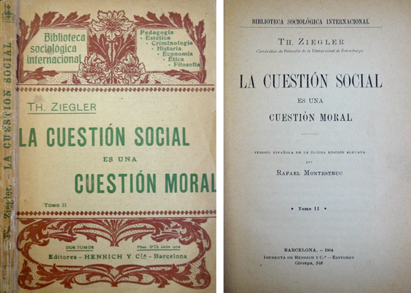 La cuestión social es una cuestión moral. Versión española por …