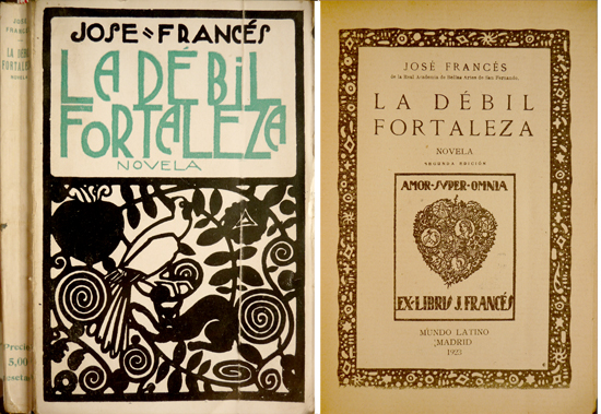 La débil fortaleza. Novela.