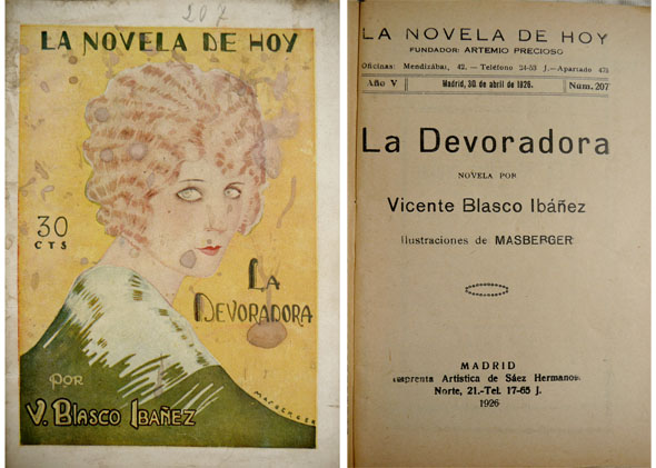 La Devoradora. Novela.