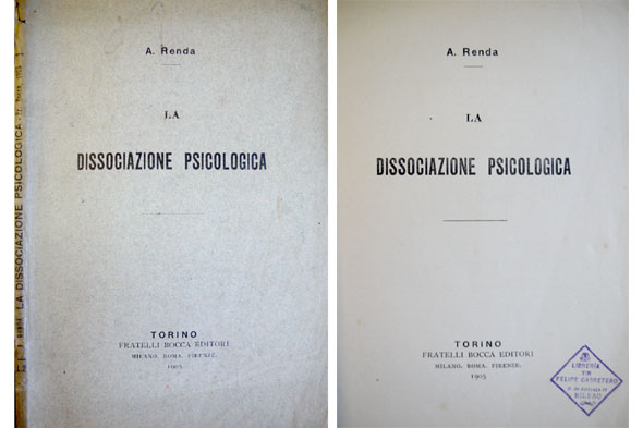 La Dissociazione Psicologica.