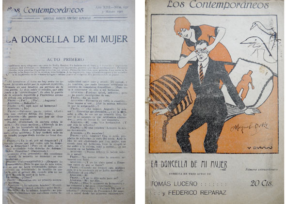 La doncella de mi mujer. Comedia en tres actos.