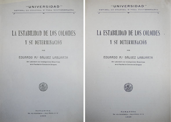 La estabilidad de los coloides y su determinación.