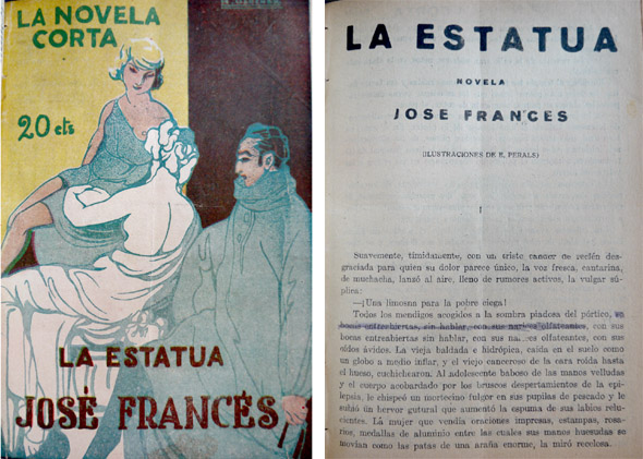 La estatua. Novela.