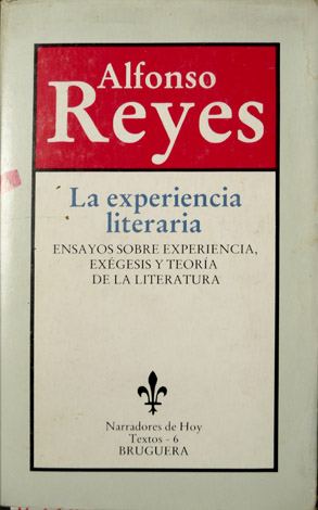 La experiencia literaria. Ensayos sobre la experiencia, exégesis y teoría …
