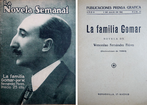 La familia Gomar. Novela.