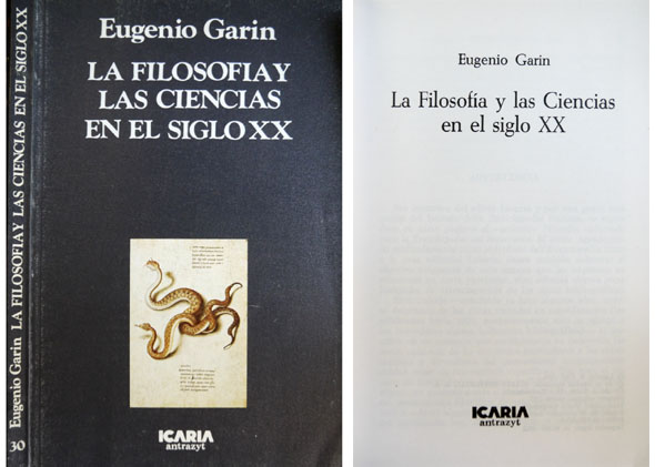 La Filosofía y las Ciencias en el siglo XX. Traducción …