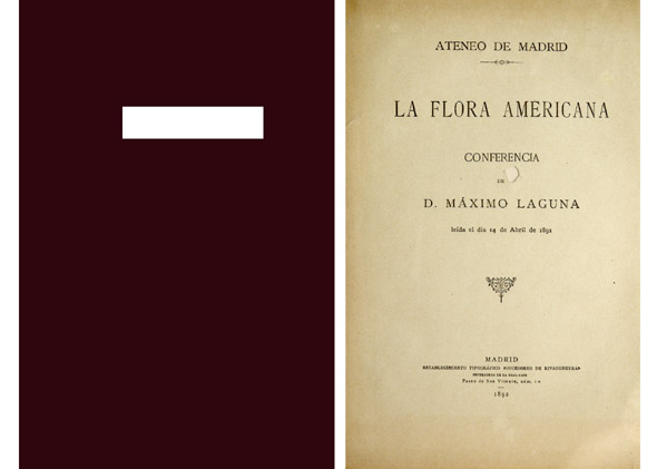 La Flora Americana. Conferencia en el Ateneo de Madrid.
