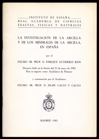 La investigación de la Arcilla y de los minerales de …