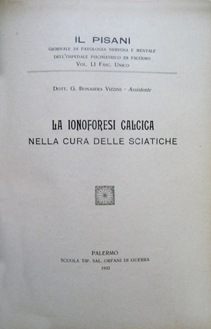 La ionoforesi calcica nella cura delle sciatiche.