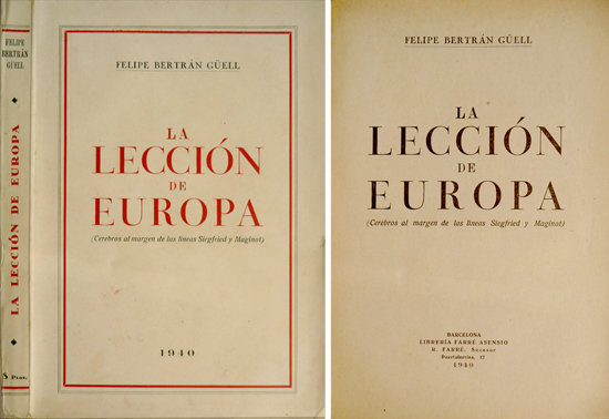 La Lección de Europa. Cerebros al márgen de las líneas …