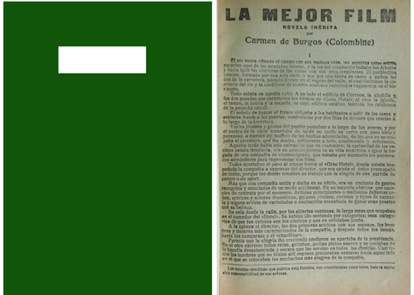 La mejor film. Novela.