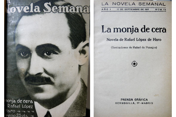 La monja de cera. Novela.