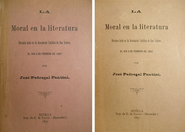 La Moral en la Literatura. Discurso leído en la Asociación …