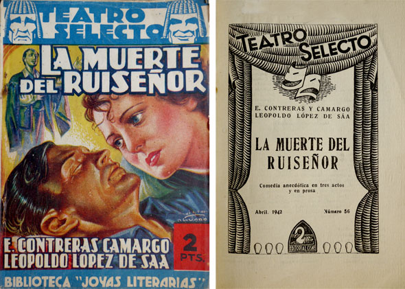 La muerte del ruiseñor. Comedia anecdótica en tres actos y …