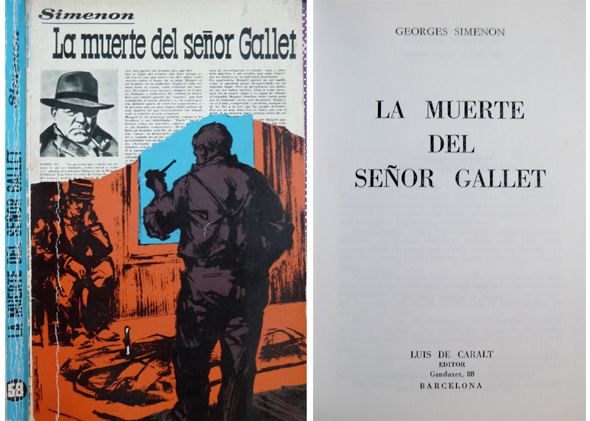 La muerte del Señor Gallet. Traducción de Carmen Mascasas Gimeno.