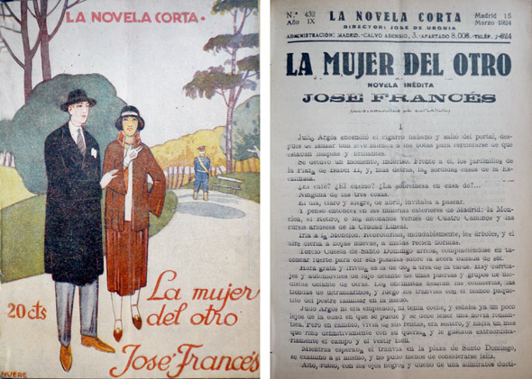 La mujer del otro. Novela.