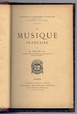 La Musique Française.
