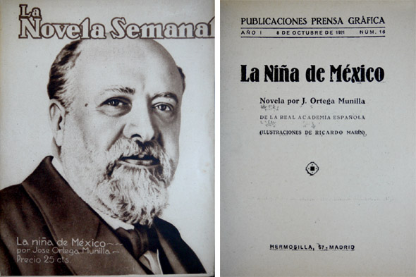 La Niña de México. Novela.