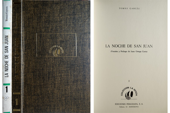 La Noche de San Juan. Poemas. Versión y prólogo de …