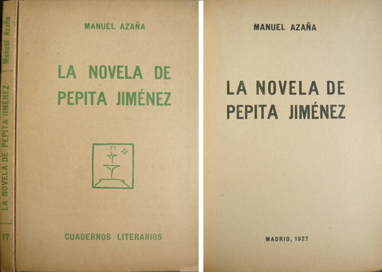 La novela de Pepita Jiménez.
