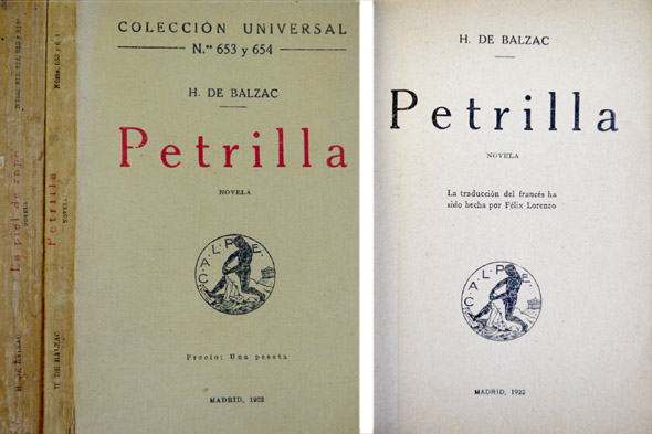 La piel de zapa. Traducción de Julieta Iruretagoyena de Meabe. …