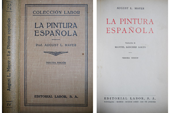 La Pintura Española. Traducción de Manuel Sánchez Sarto.