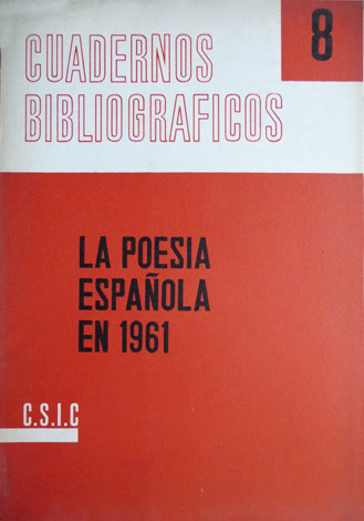 La poesía española en 1961.