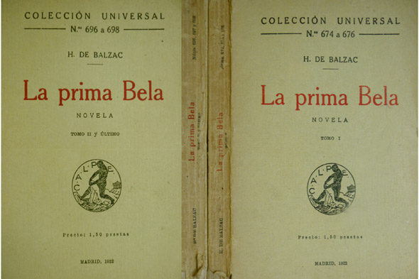 La prima Bela. Novela. Traducción de José García Mercadal.