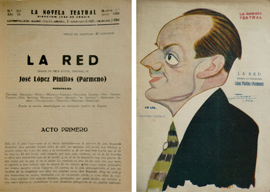 La Red. Drama en tres actos.