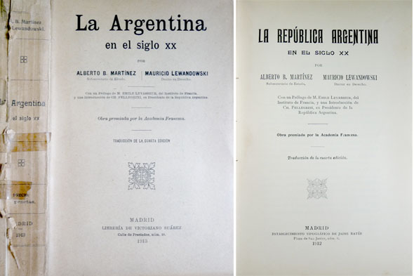 La República Argentina en el Siglo XX.
