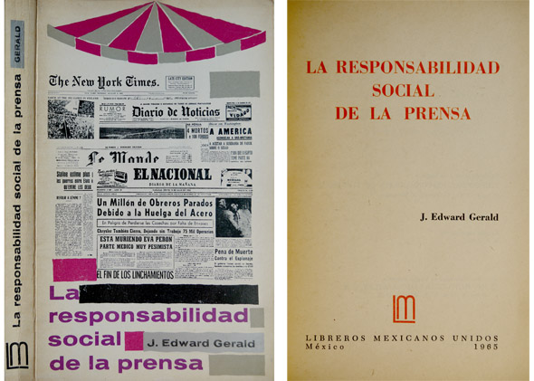 La responsabilidad social de la prensa. Traducción de R.F. Arzac.