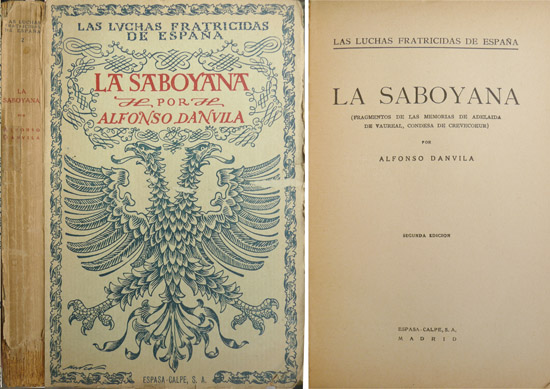 La Saboyana. Fragmentos de las Memorias de Adelaida de Vaureal, …