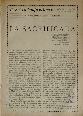 La sacrificada.