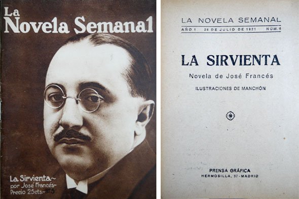 La sirvienta. Novela.