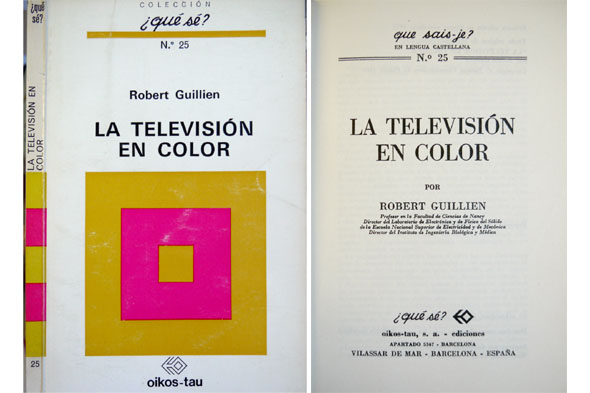 La Televisión en Color. Traducción de Domènec Bergadà.