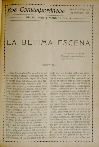 La última escena.