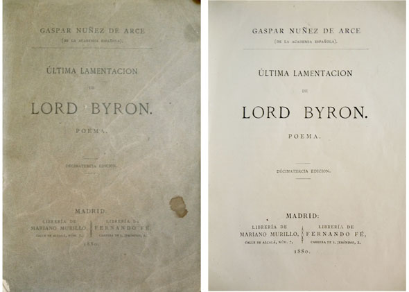 La última lamentación de Lord Byron.