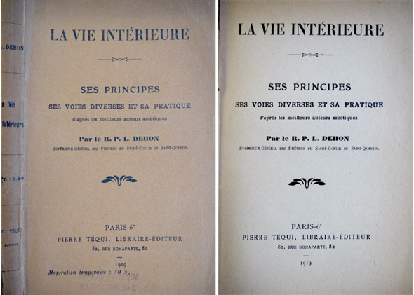La Vie Intérieure. Ses principes, ses voies diverses et sa …
