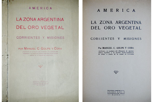 La zona argentina del oro vegetal: Corrientes y Misiones.