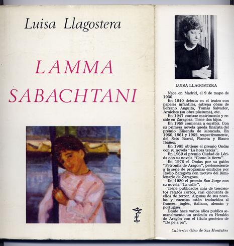 Lamma Sabachtani. Novela.